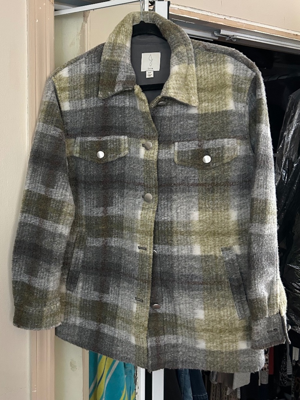 Joie Plaid Shacket